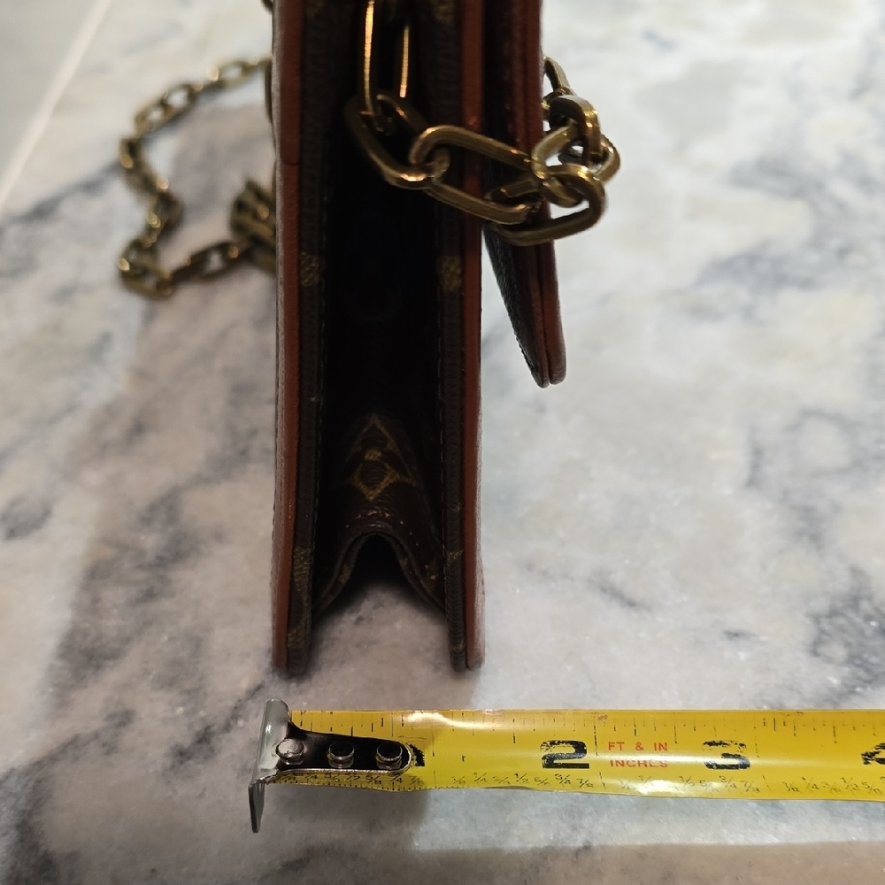 Louis Vuitton Monogram Clutch in Brown and Tan - Picture 14 of 16